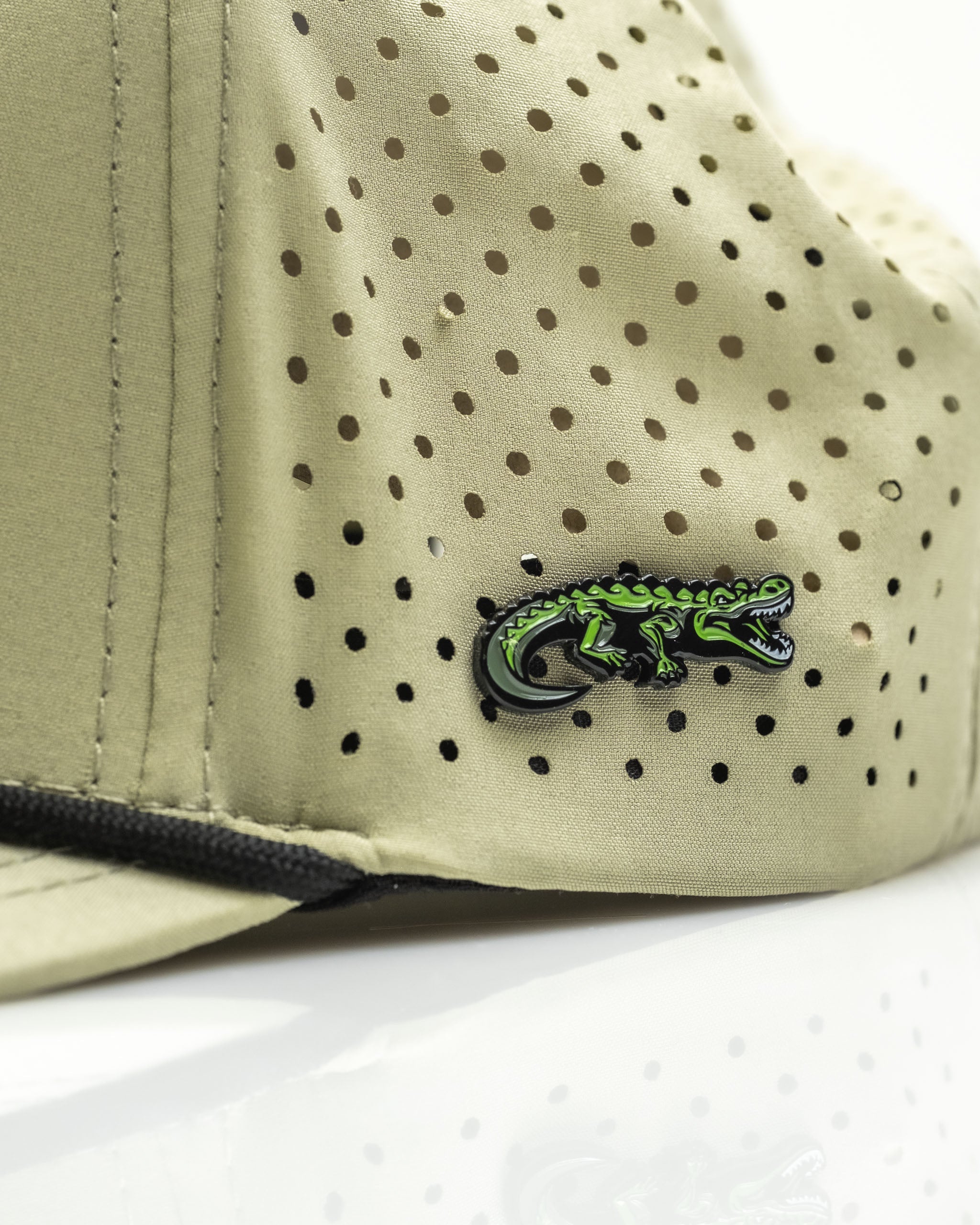 Gator Olive Perforated Rope Golf Hat