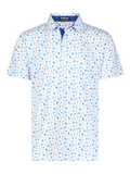 Beachside Performance Golf Polo – White