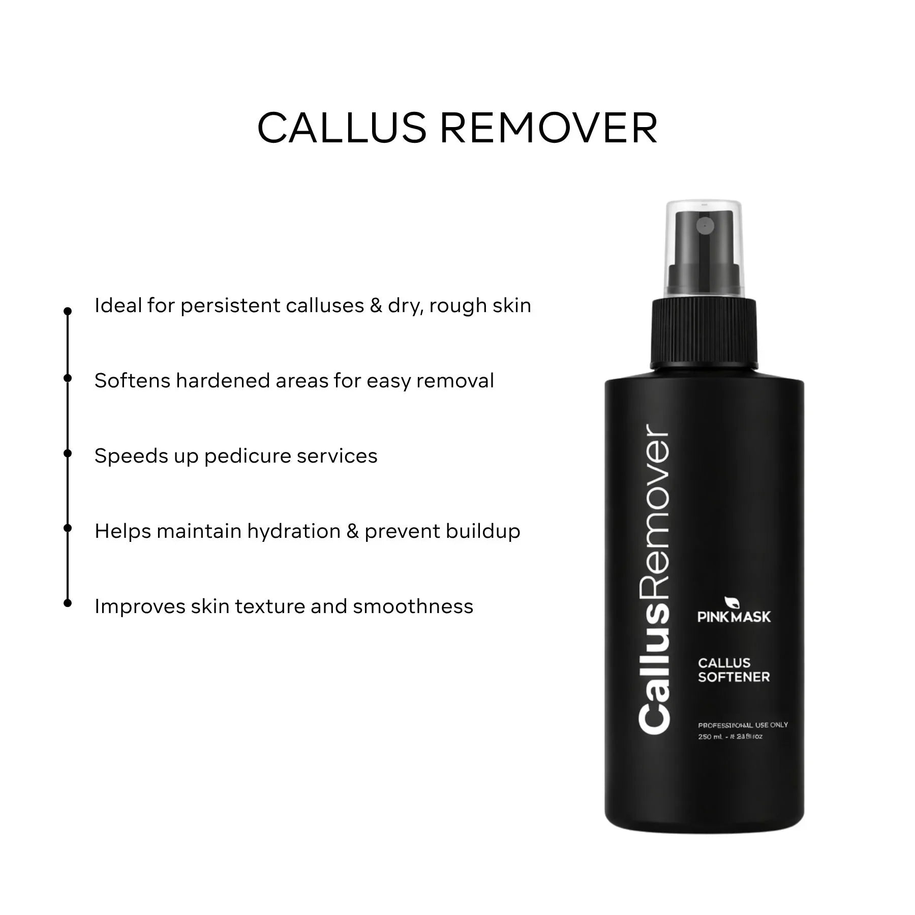 Pink Mask - Callus Remover, 250 ml