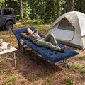 Padded Folding Camping Cot with Carry Bag – product view 1