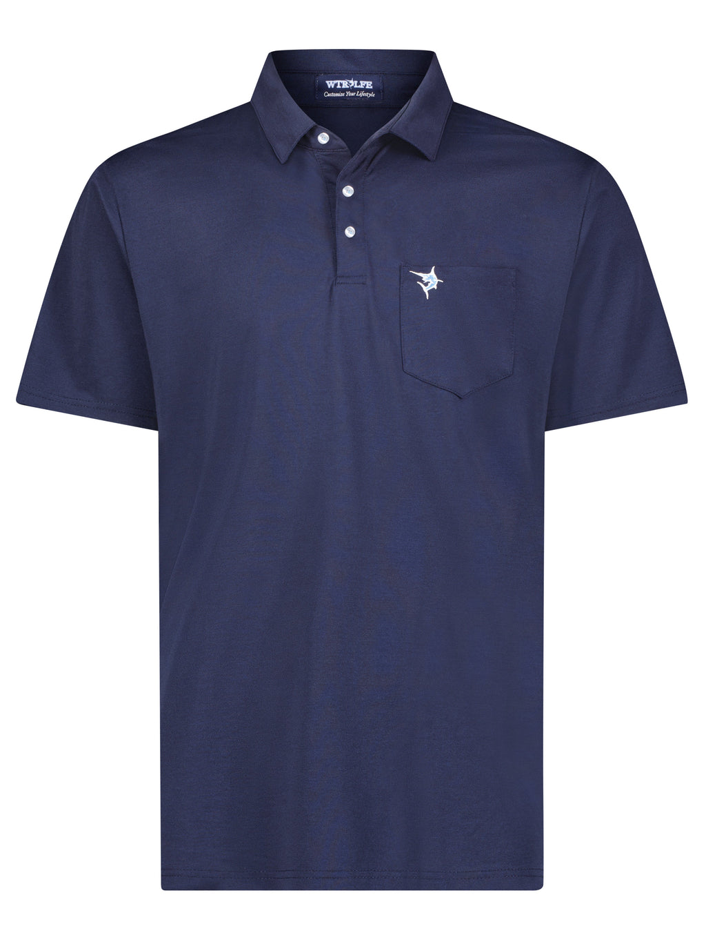 Charleston Golf Polo – Steel Blue