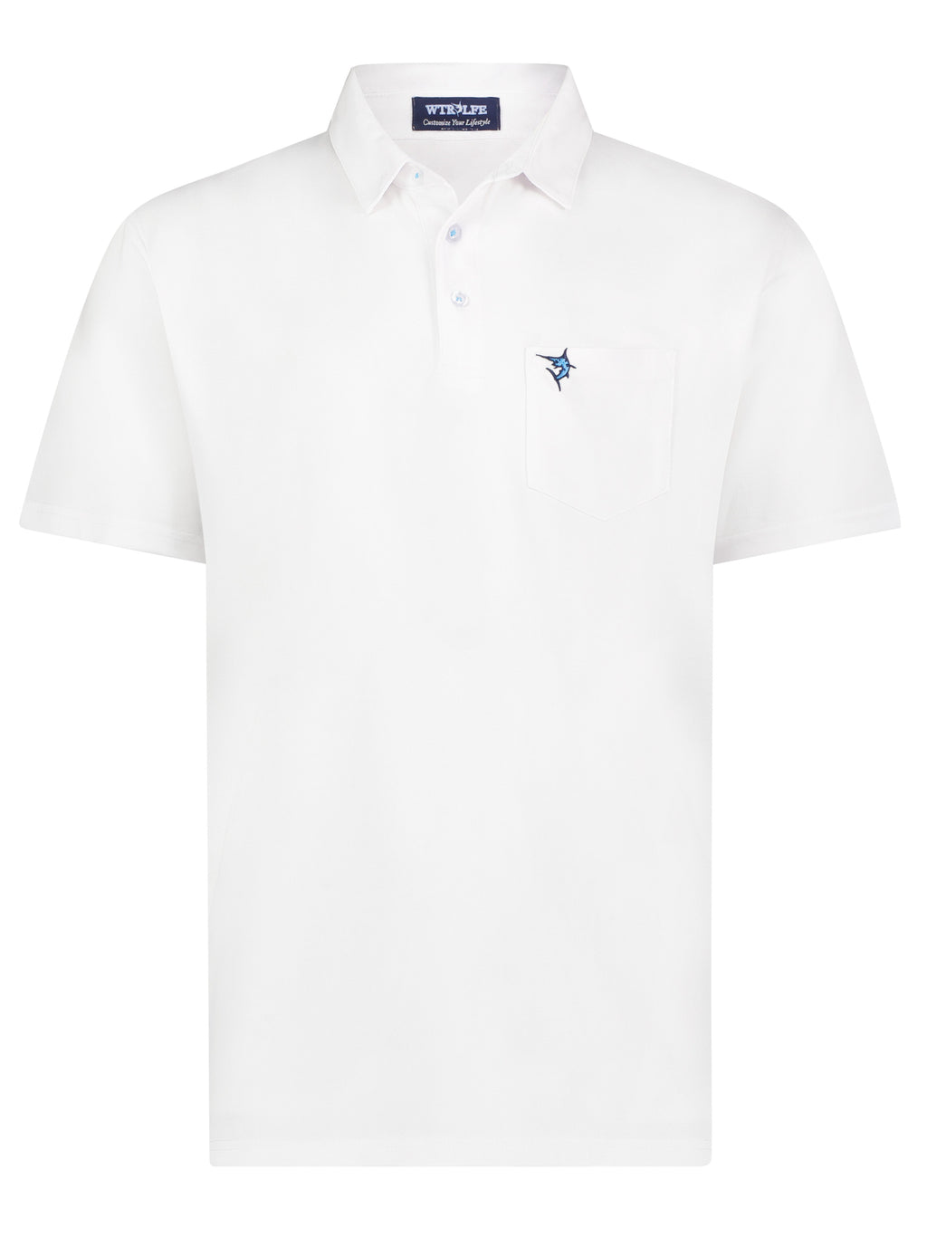 Charleston Golf Polo – Steel Blue