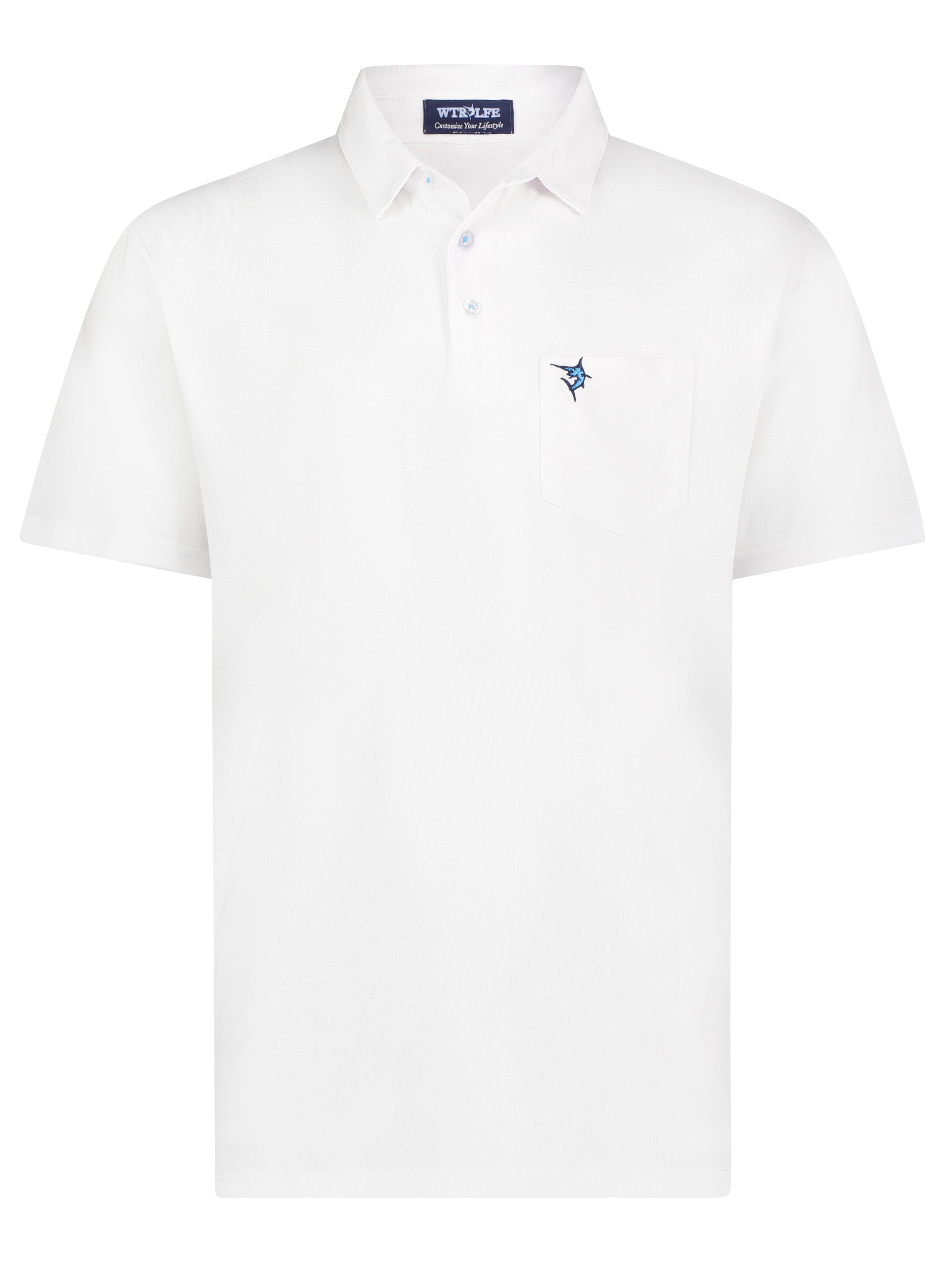 Charleston Golf Polo – Steel Blue