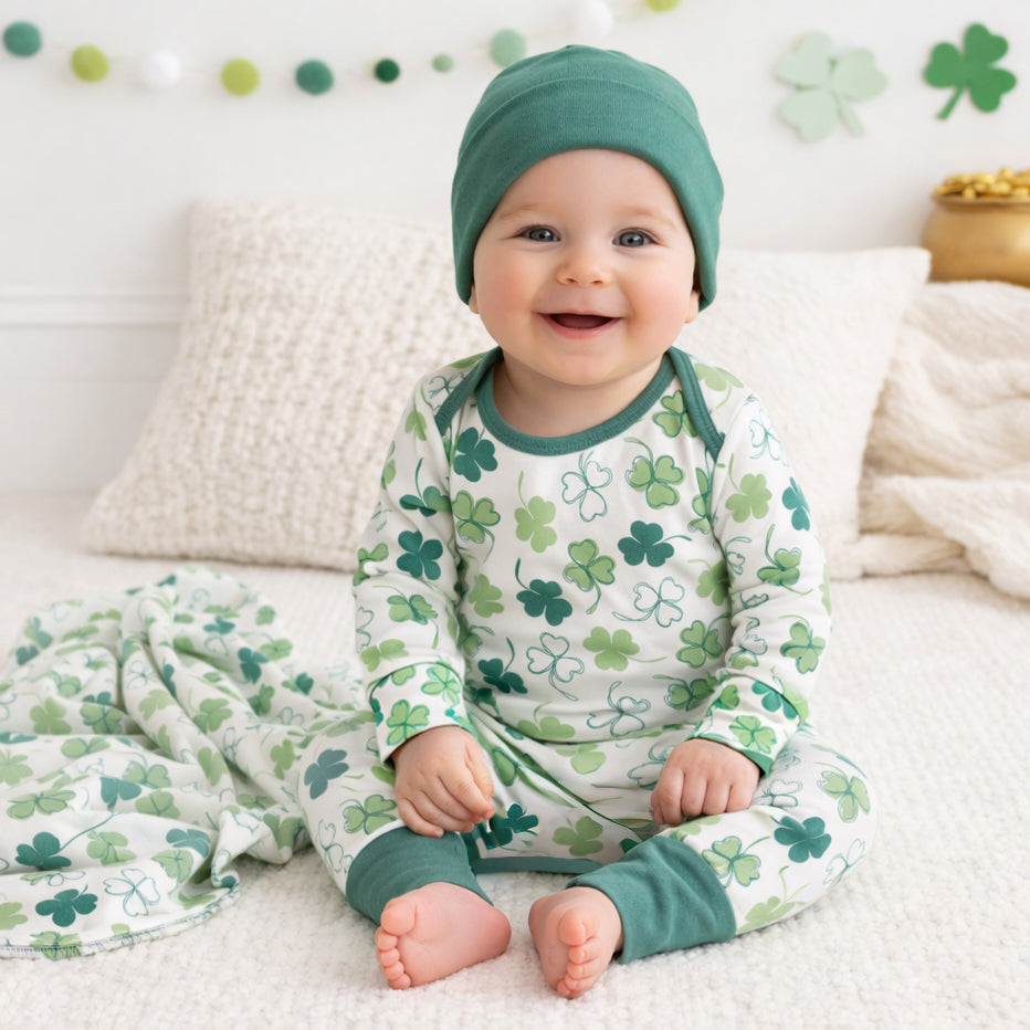 Shamrock Bamboo Baby Romper
