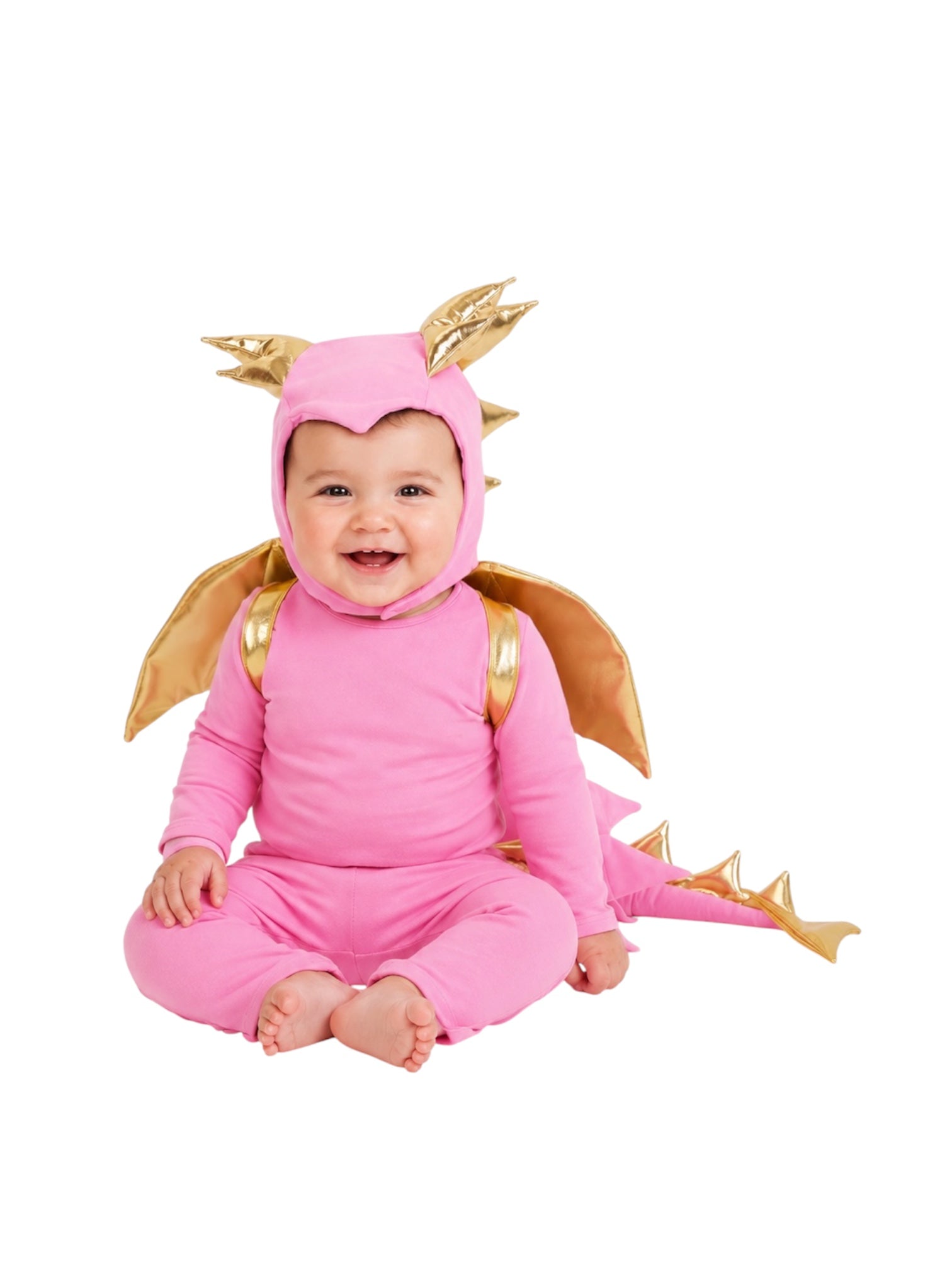 Pink Dragon Pajama Costume for Babies & Toddlers