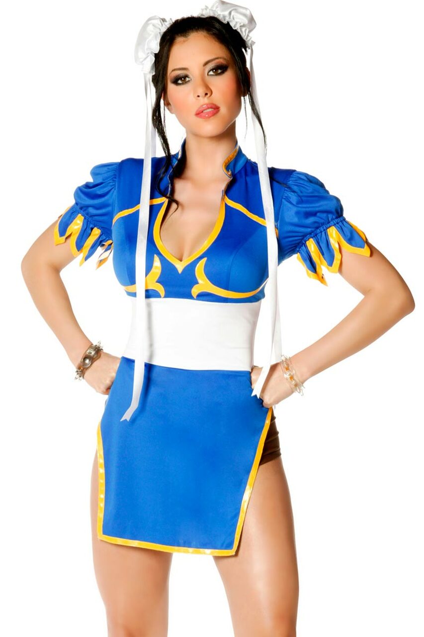 Kung Fu Fighter Costume Set – product view 1