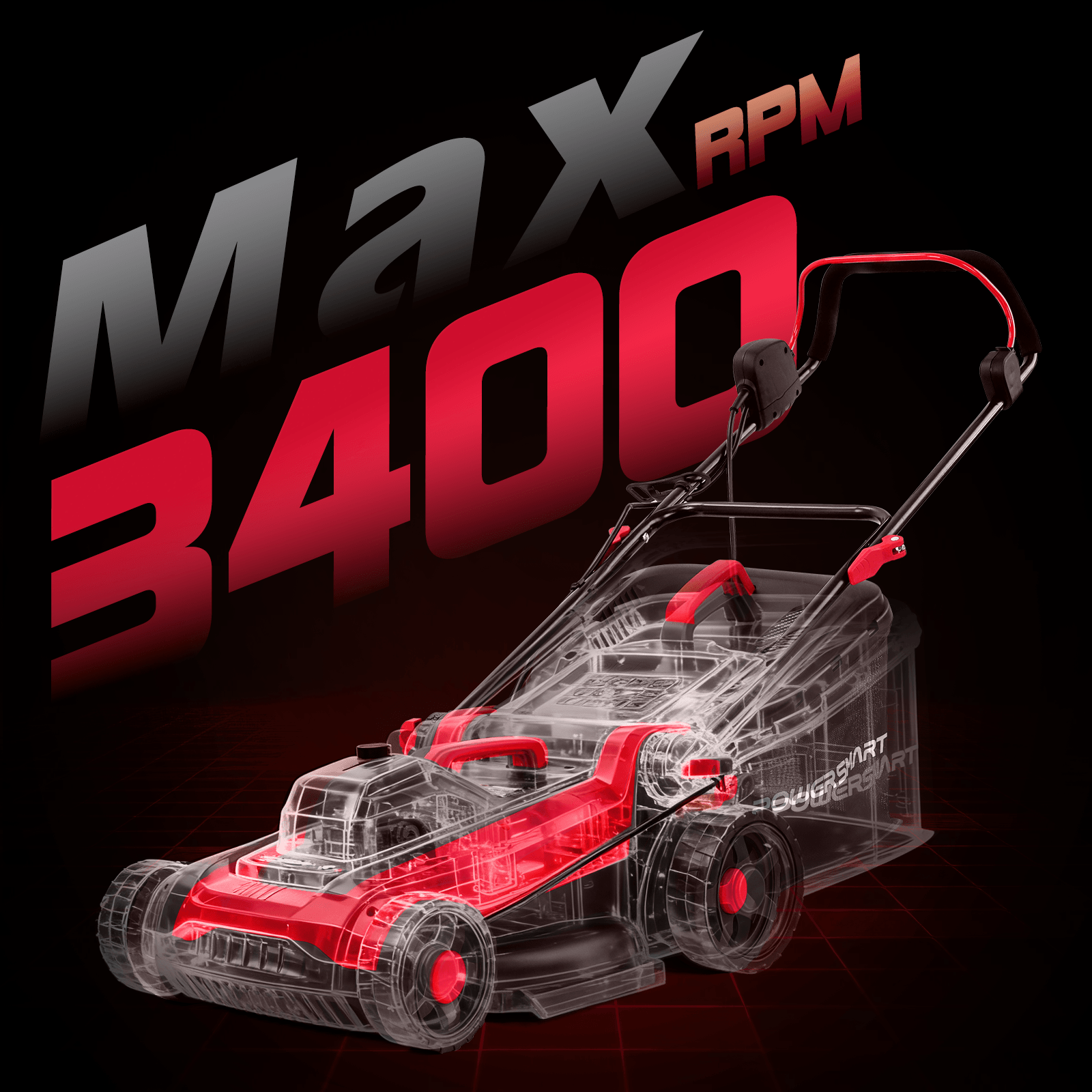 14" 15A Corded Push Lawn Mower - DB8015