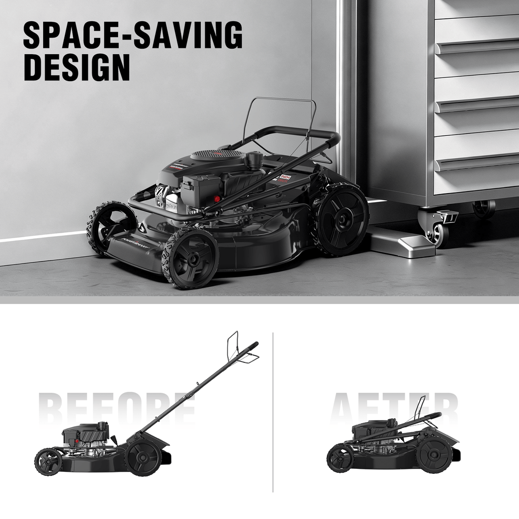 22" 170cc Gas Self-Propelled 3-in-1 Lawn Mower V8622S