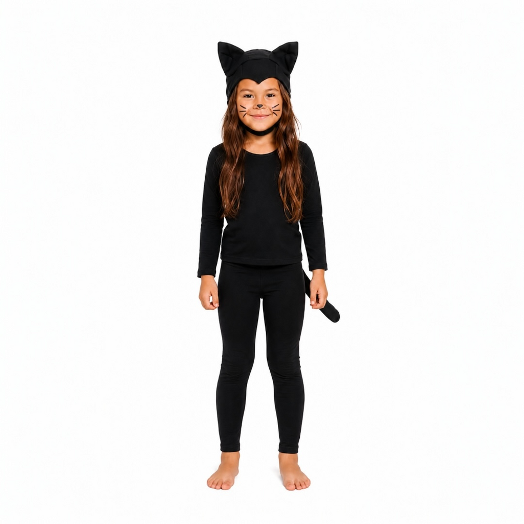 Black Cat Costume for Kids – product view 7