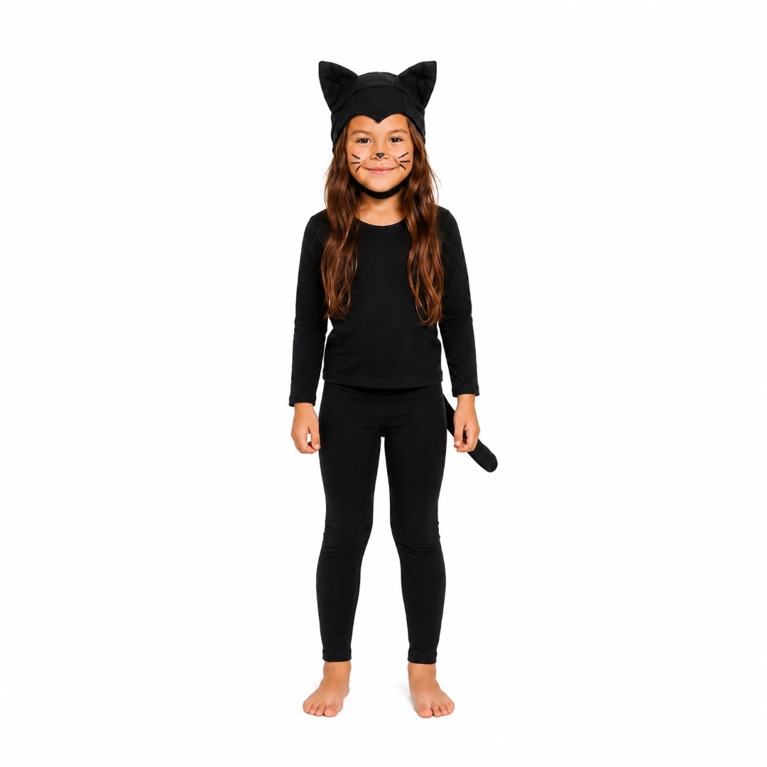 Black Cat Costume for Kids – product view 7