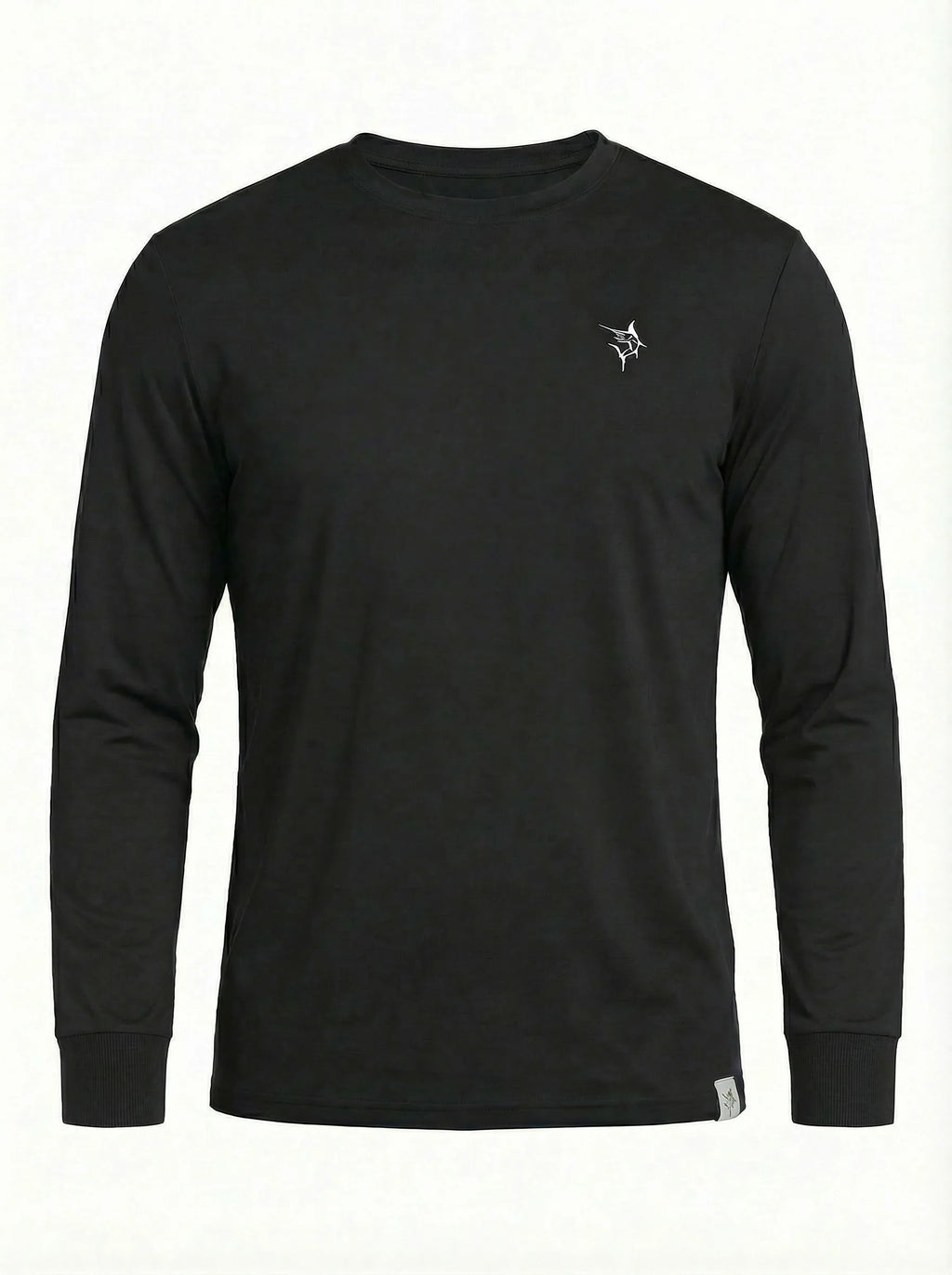 Dockside Performance Long-Sleeve Shirt – Black