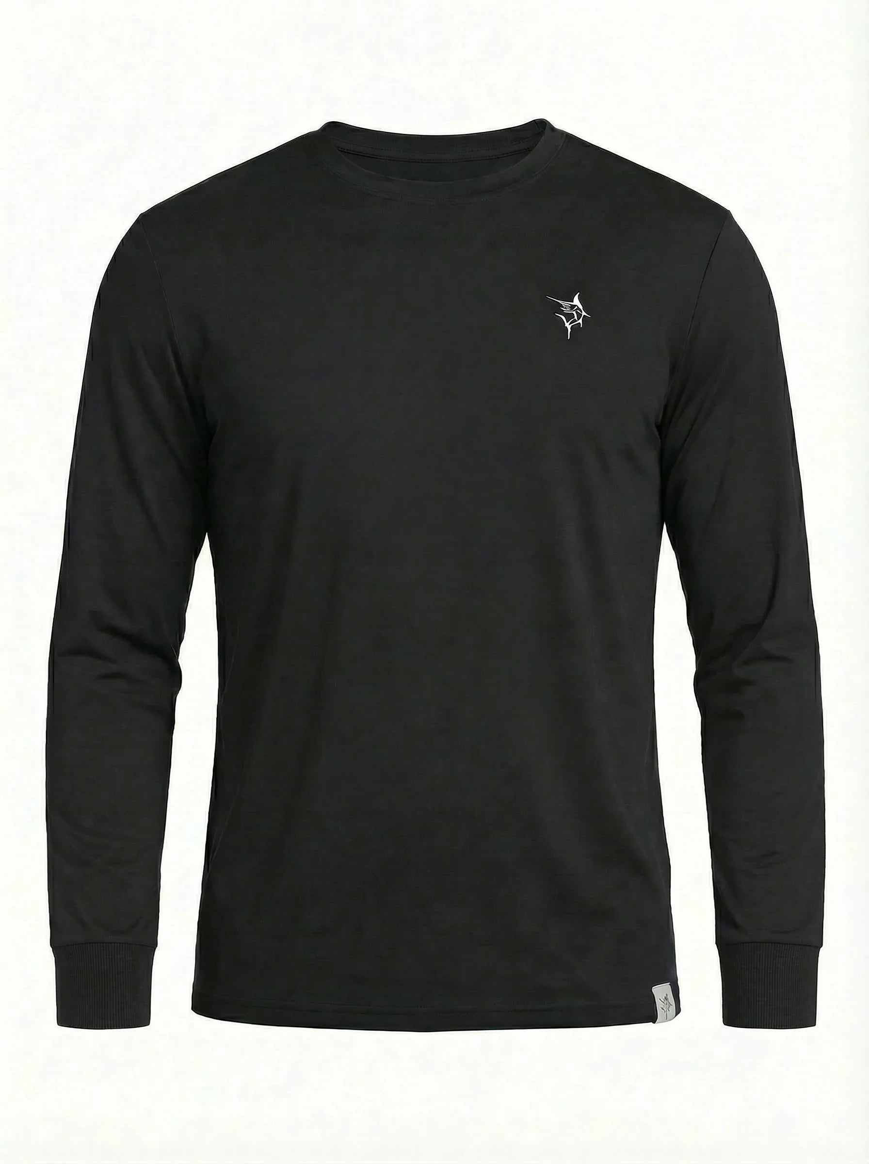 Dockside Performance Long-Sleeve Shirt – Black