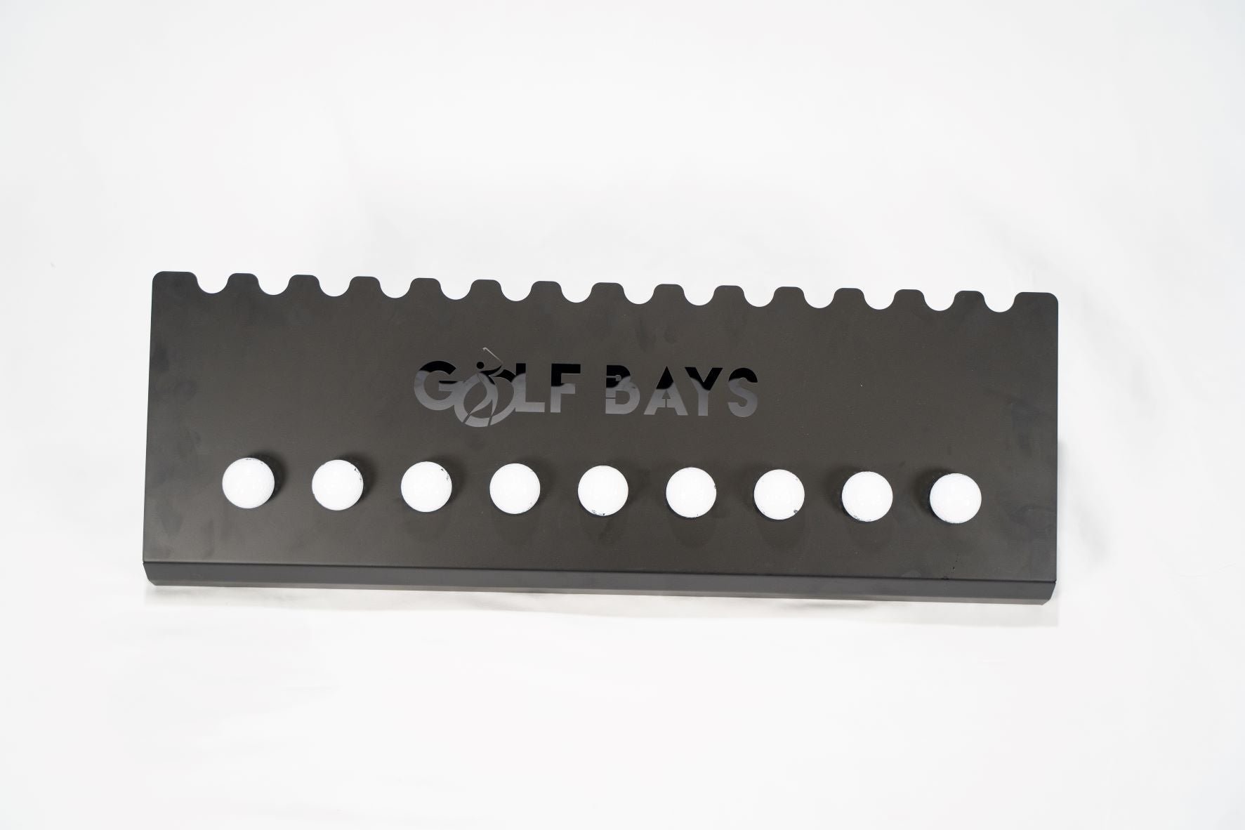 GolfBays Club Display Rack – Holds 14 Clubs & 9 Balls