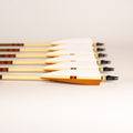 Wood Arrows Made in the USA - 6 Pack