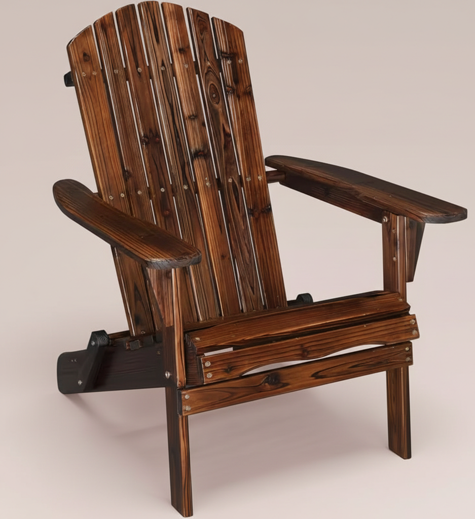 Folding Wooden Adirondack Chair