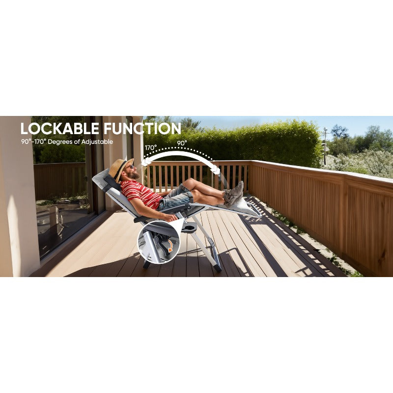 Foldable Zero-Gravity Recliner Chair