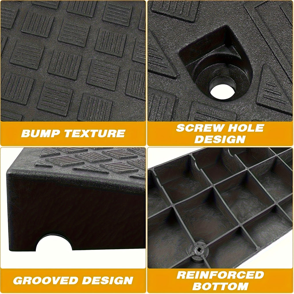 2-Pack Heavy-Duty Portable Curb Ramps