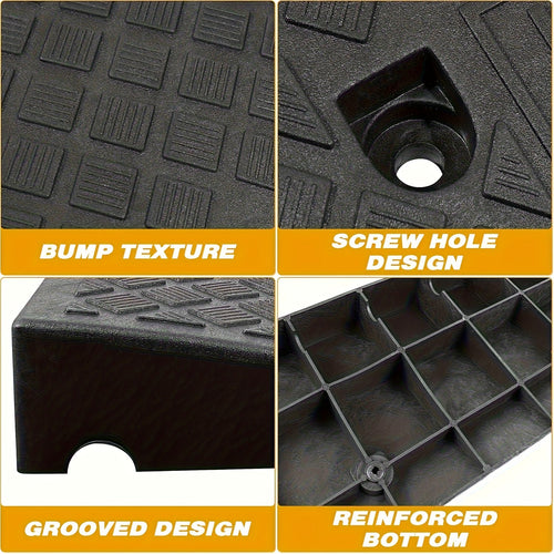 2-Pack Heavy-Duty Portable Curb Ramps