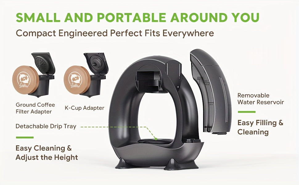 2-in-1 Single-Serve Coffee Maker