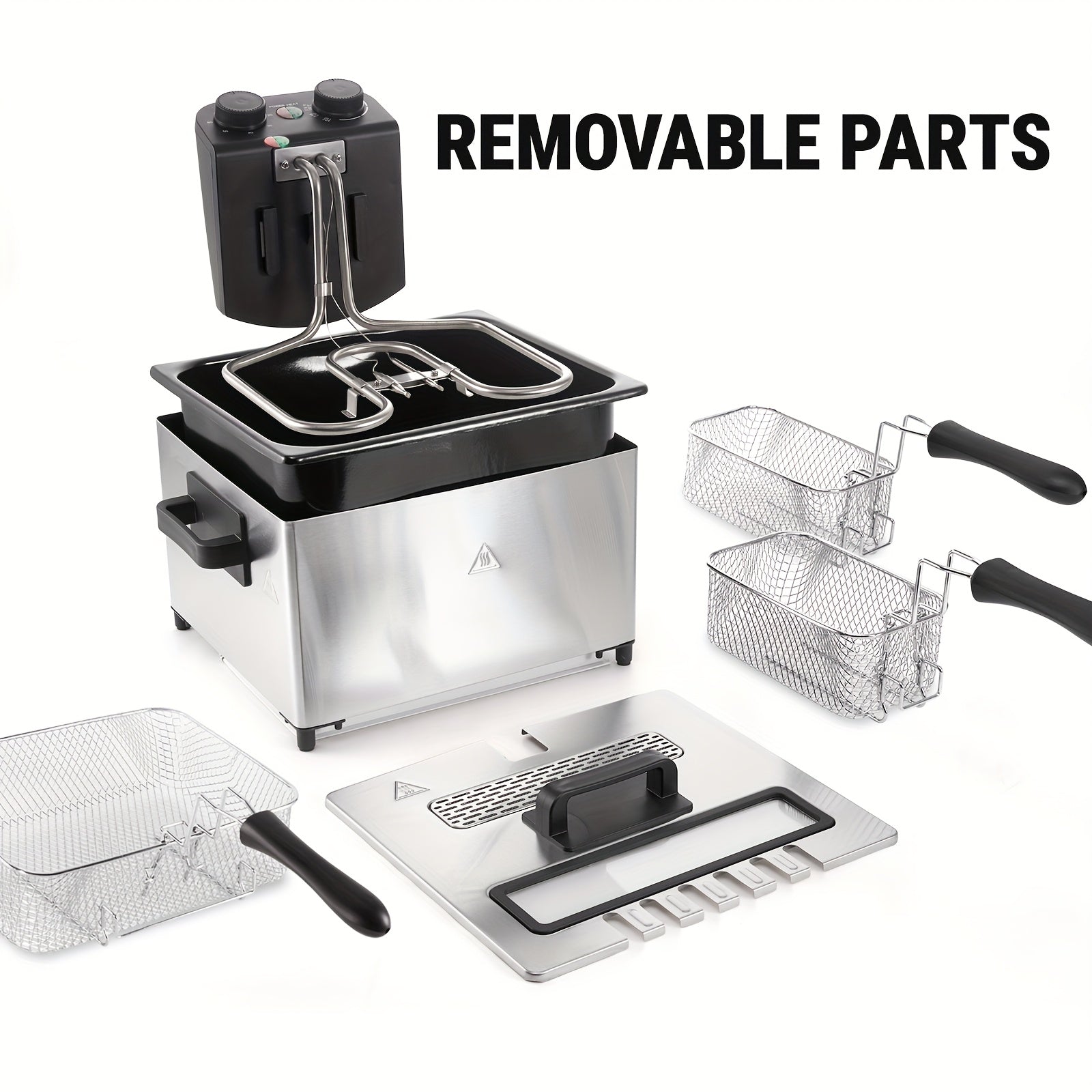 1700W Stainless Steel Electric Deep Fryer