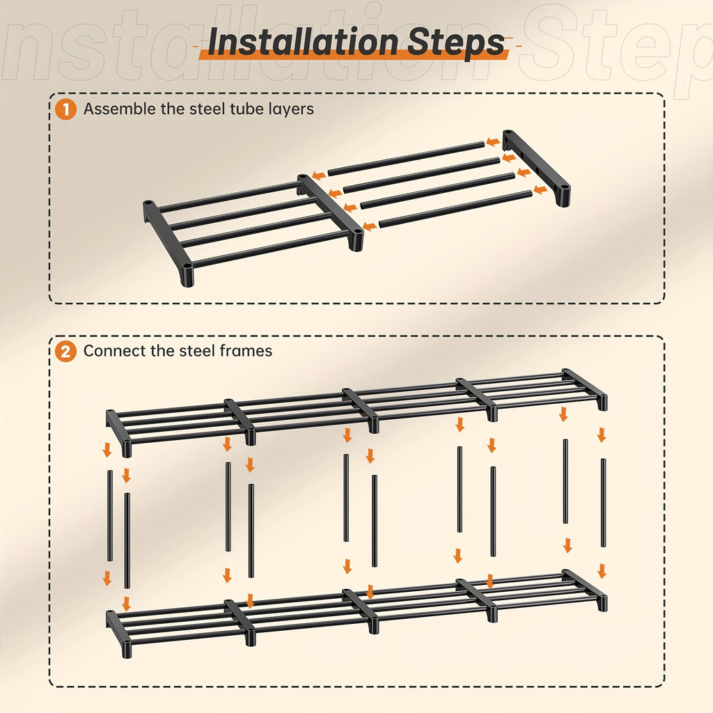 Stackable Shoe & Storage Shelf