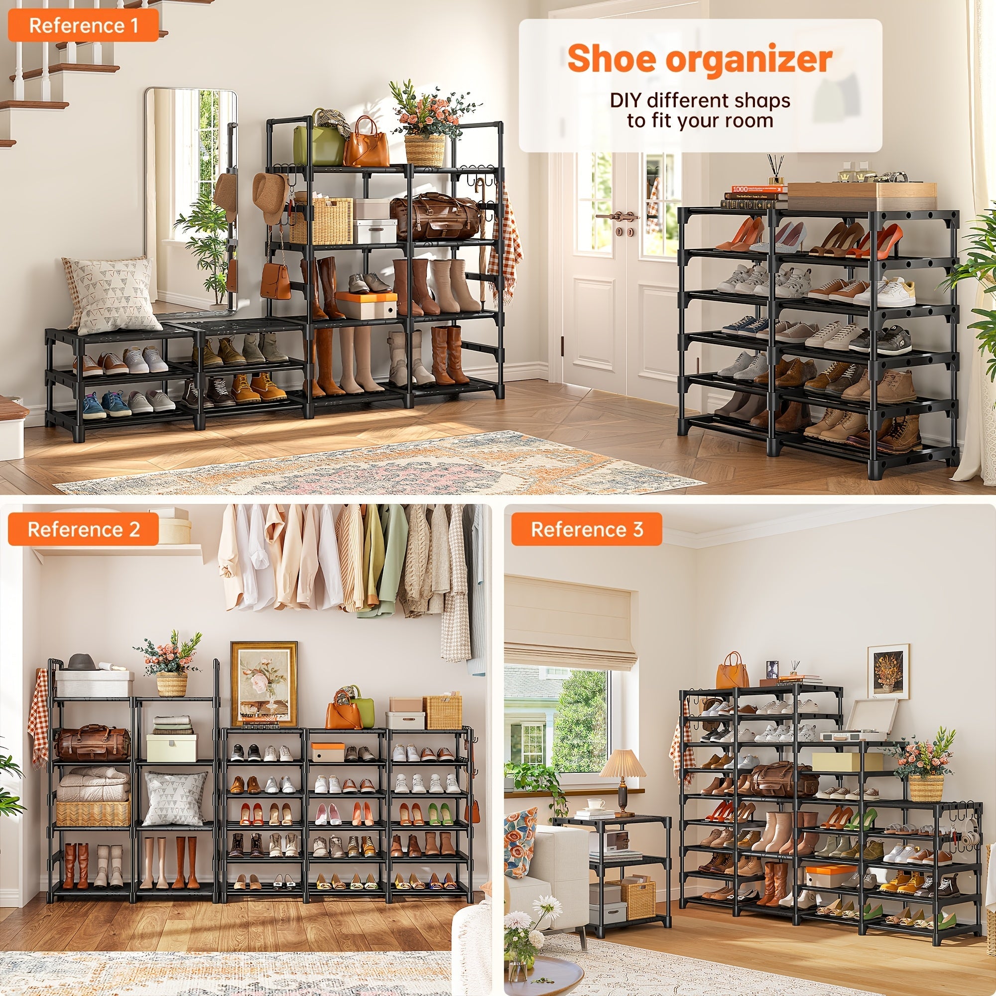 Stackable Shoe & Storage Shelf