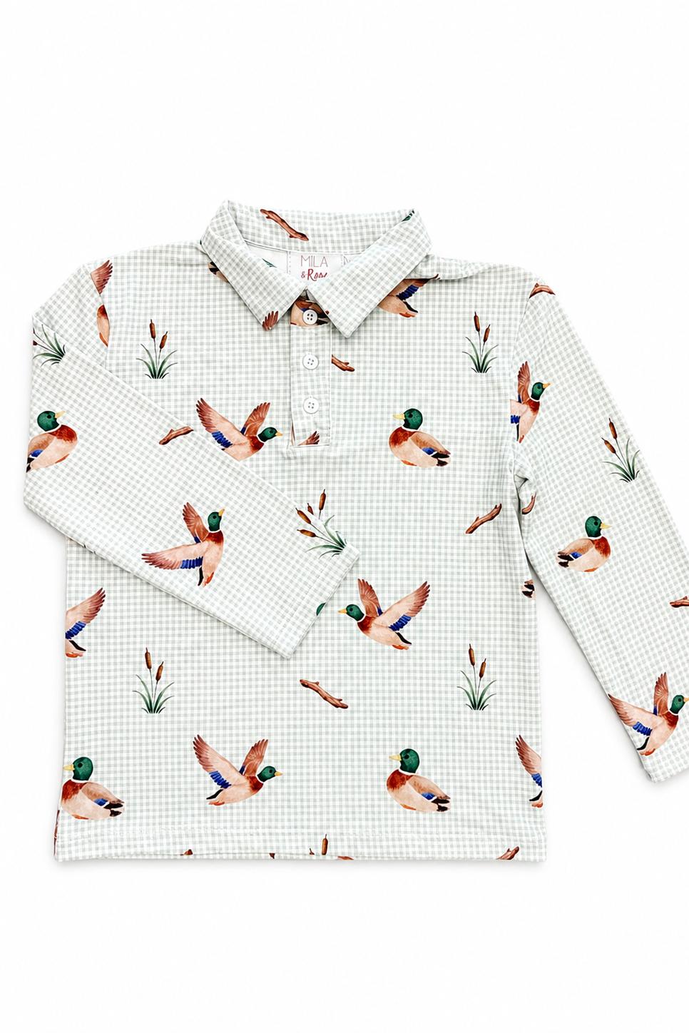 Duck Pond Long-Sleeve Polo