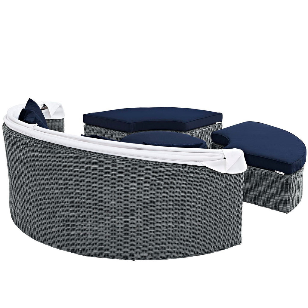 Modway Summon Canopy Outdoor Patio Daybed