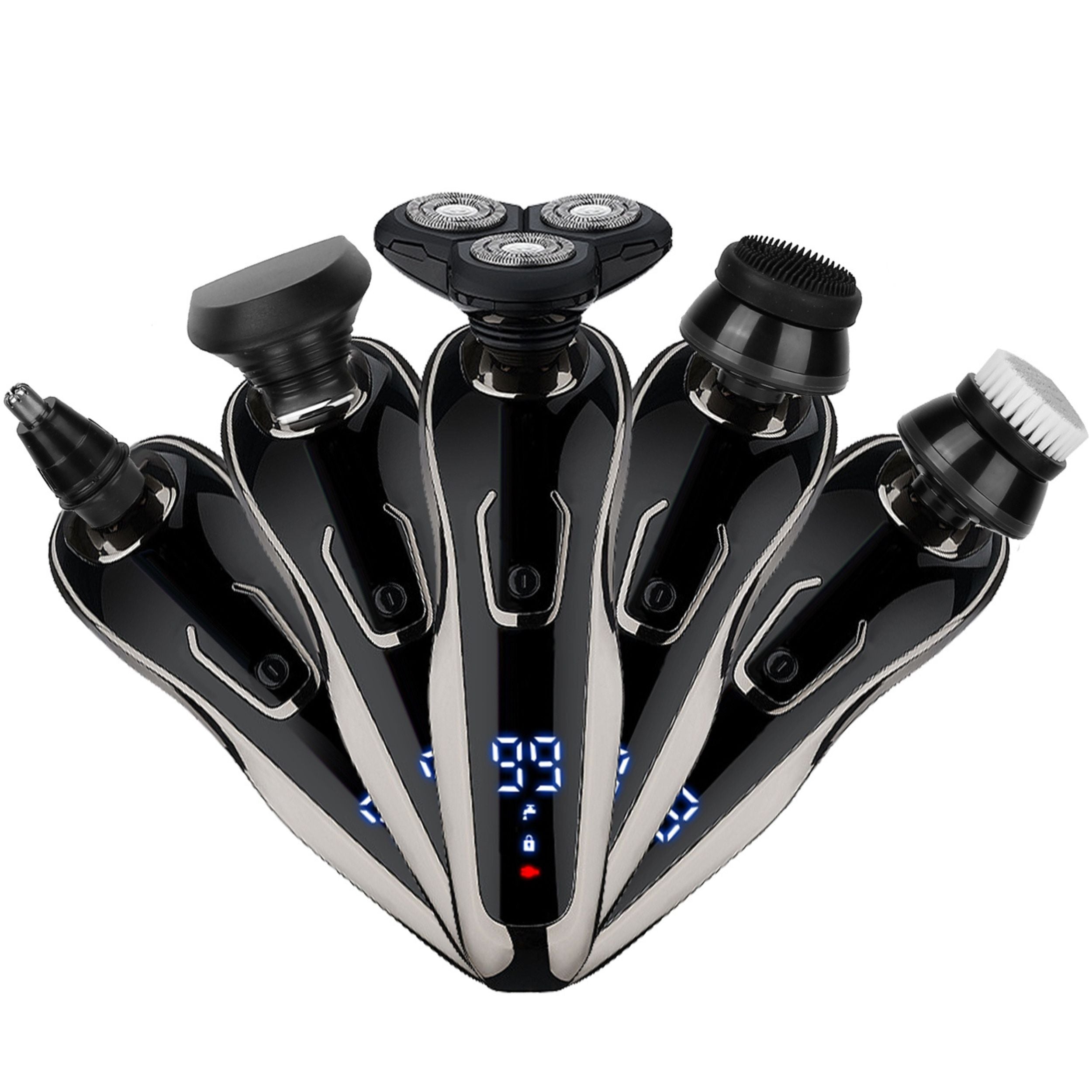 5-in-1 Cordless Electric Razor & Beard Trimmer