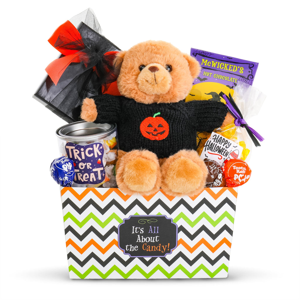 Trick-or-Treat Halloween Gift Basket