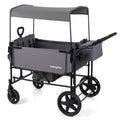 4-Seat Foldable Wagon Stroller with Removable Canopy