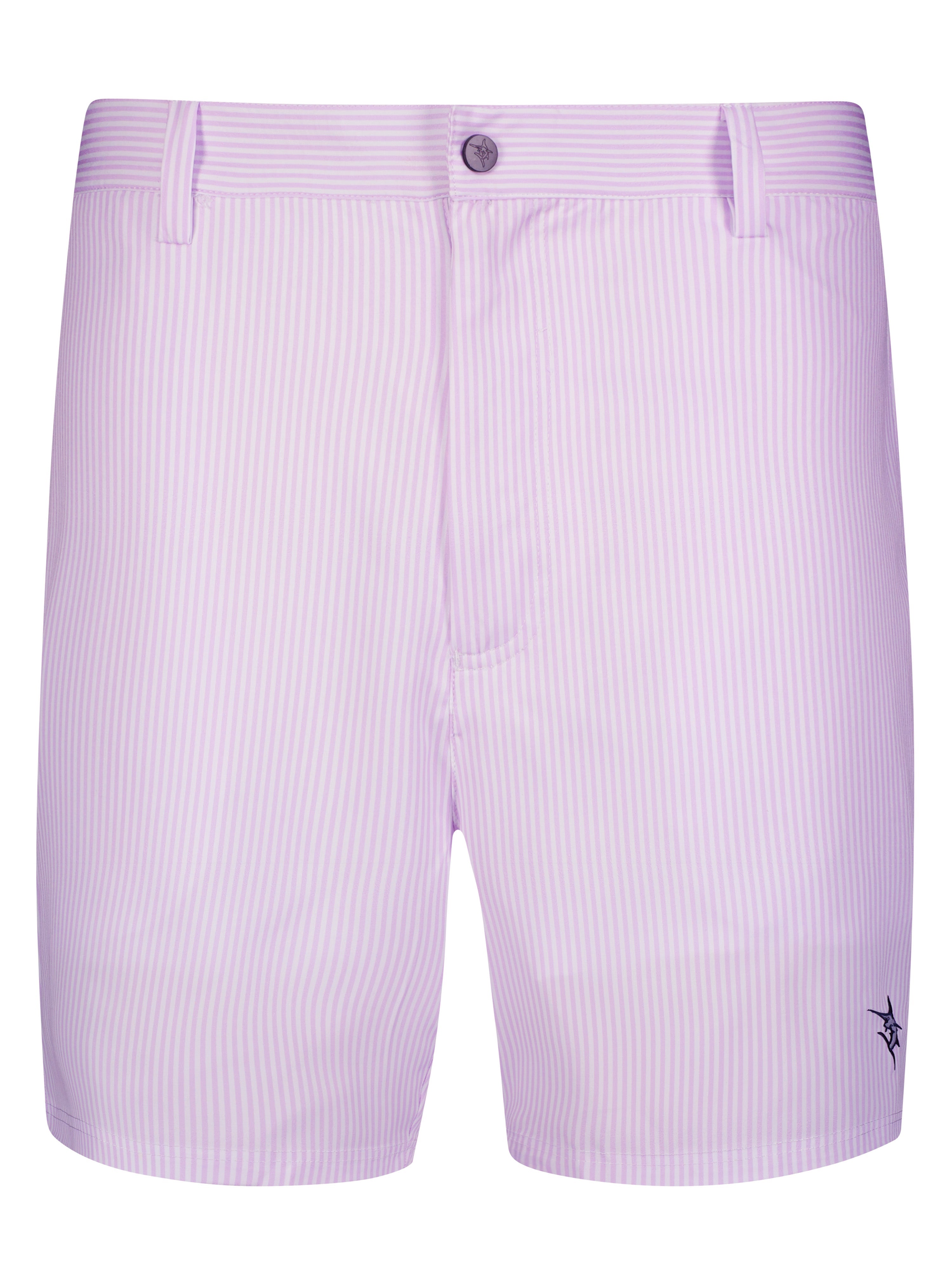 Freeport Performance Shorts – Lavender Seersucker