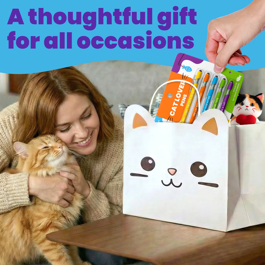 Cat-Themed Stylus Pen Set