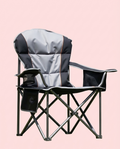 500 lb Folding Camping Chair with Cooler Bag
