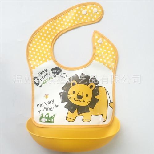 Silicone Crumb-Catcher Baby Bib