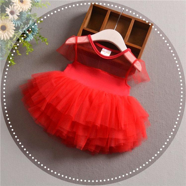 Pink Tulle Baby Girl Party Dress