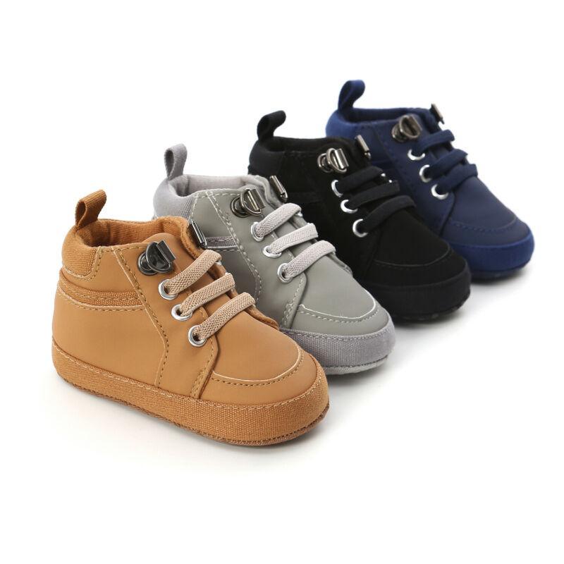 Warm High-Top Soft-Sole Baby Sneakers