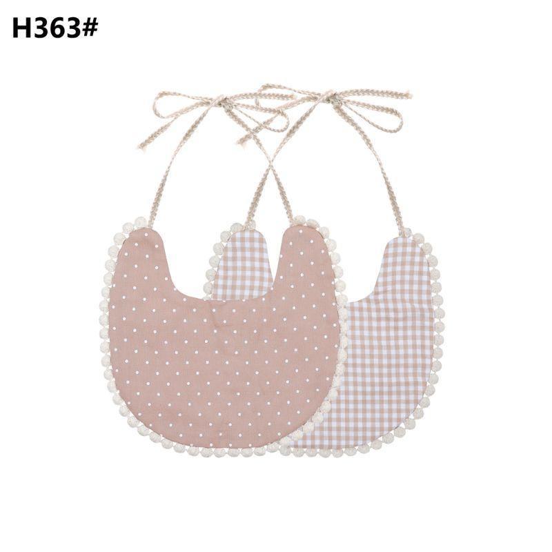Double-Sided Tassel Baby Bib