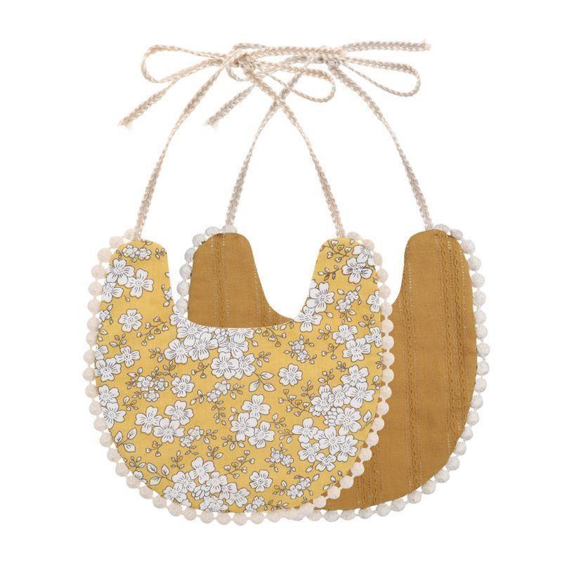 Double-Sided Tassel Baby Bib