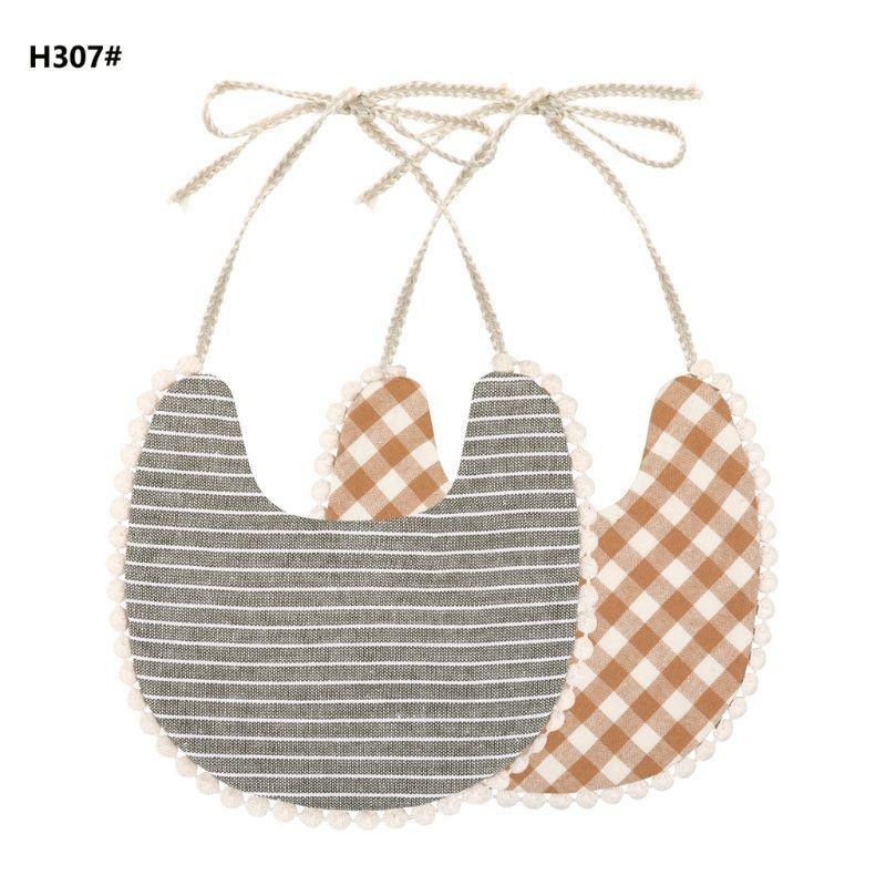 Double-Sided Tassel Baby Bib