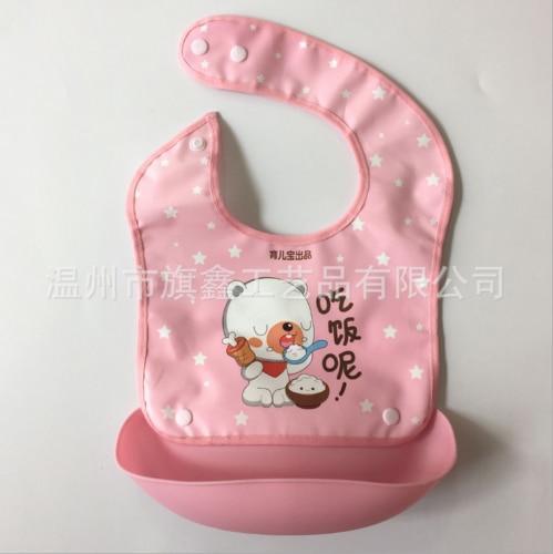 Silicone Crumb-Catcher Baby Bib