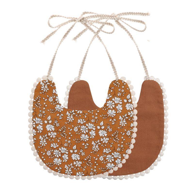 Double-Sided Tassel Baby Bib