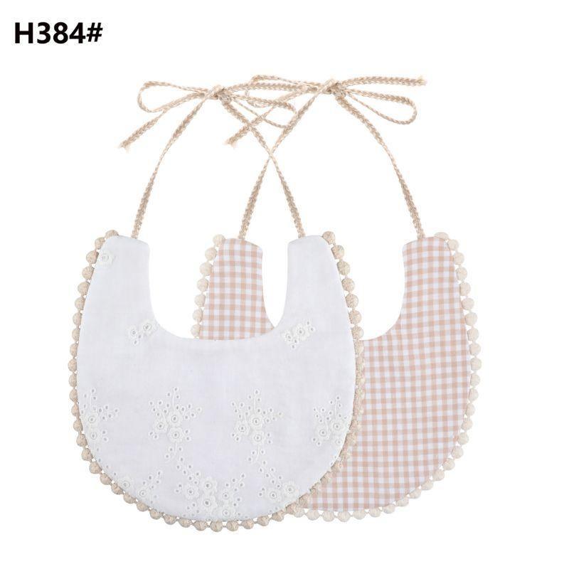 Double-Sided Tassel Baby Bib