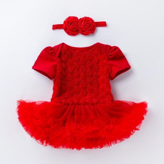 Pink Tulle Baby Girl Party Dress