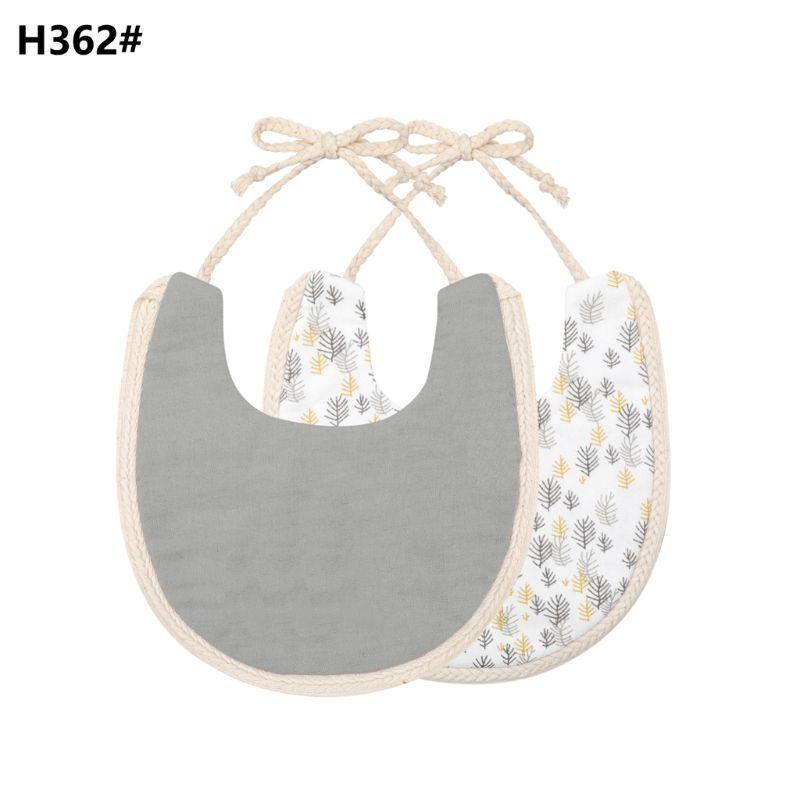 Double-Sided Tassel Baby Bib