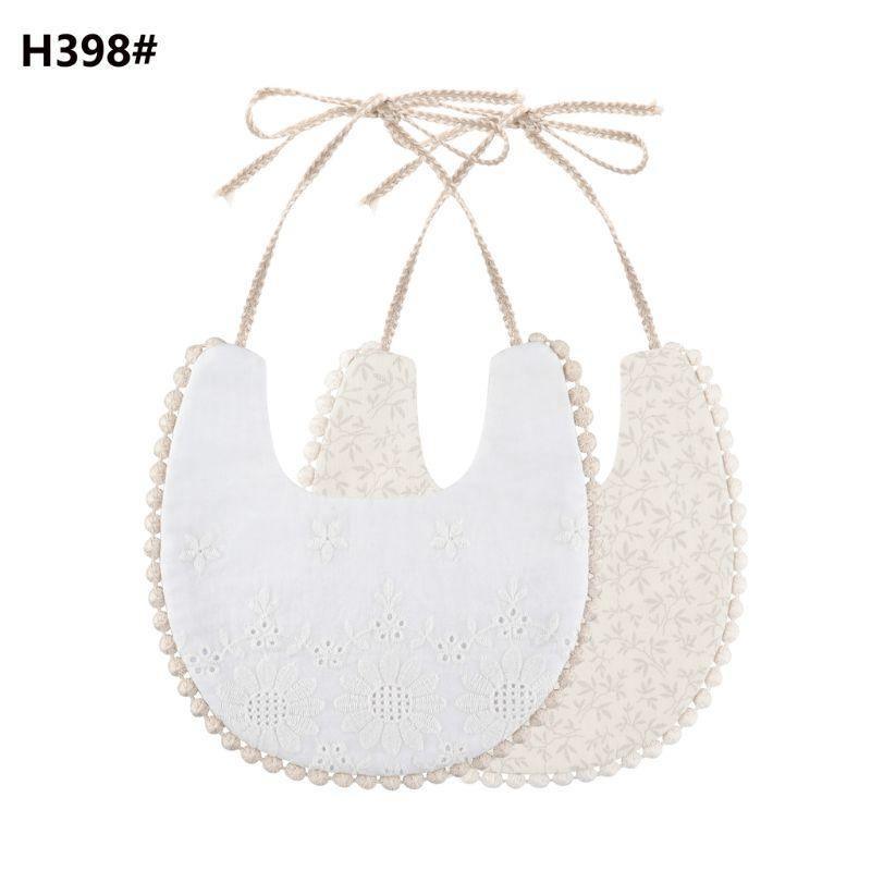 Double-Sided Tassel Baby Bib