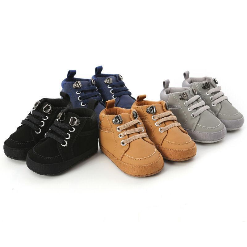 Warm High-Top Soft-Sole Baby Sneakers