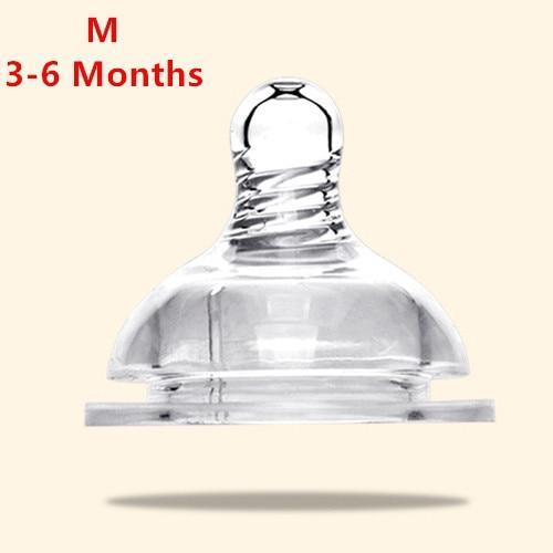 Cartoon Glass Baby Bottle with Handles