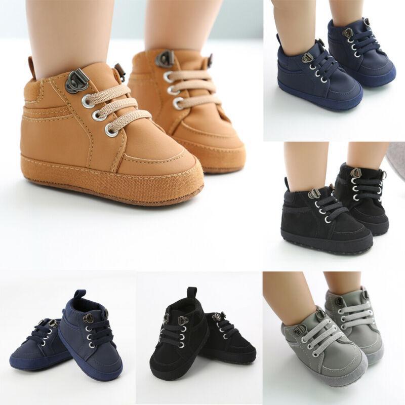 Warm High-Top Soft-Sole Baby Sneakers