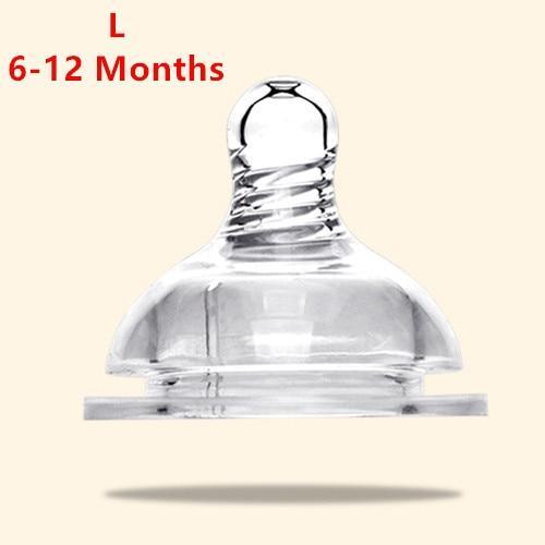 Cartoon Glass Baby Bottle with Handles